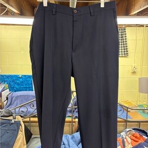 Haggar Navy and Gray Classic Fit Pants